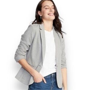 Simons Twik Light Gray Shoulder-Padded Blazer
